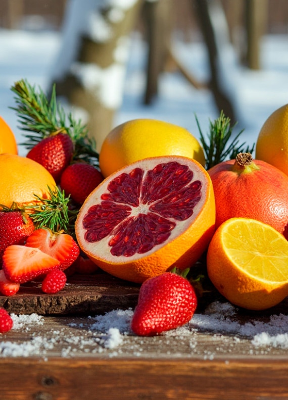 Frutas de invierno para combatir el frío